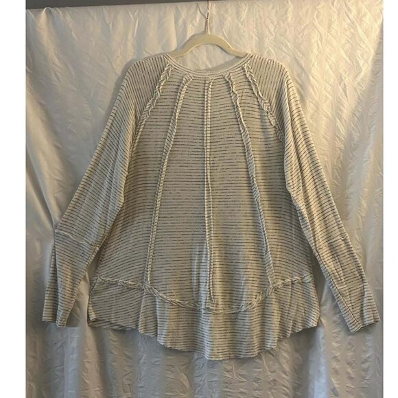 Knox Rose Boho Style Striped Shirt - Picture 2 of 3